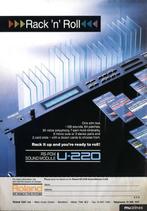 ROLAND U-220 compleet inclusief soundcards, Muziek en Instrumenten, Keyboards, Ophalen of Verzenden, Gebruikt, Roland