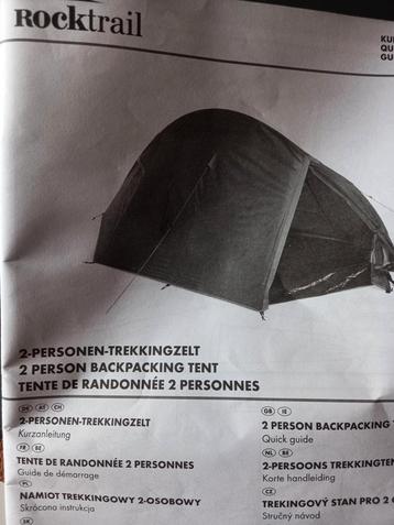 Trekkingtent 2pers. beschikbaar voor biedingen