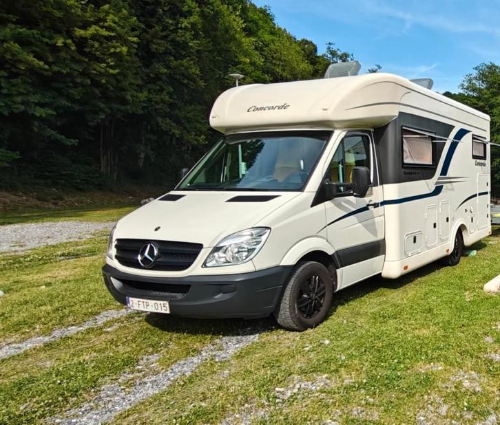 Concorde Credo kampeerbus, Caravans en Kamperen, Mobilhomes, Particulier, tot en met 4, Half-integraal, Mercedes-Benz, Mercedes