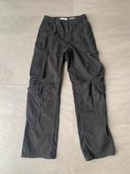 Zwarte cargobroek maat 34, Kleding | Dames, Broeken en Pantalons, Ophalen of Verzenden, Zo goed als nieuw, Maat 34 (XS) of kleiner