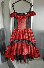 Verkleedkledij - Jurk - Spanje - Rood/Zwart - Medium - €4, Kleding | Dames, Carnavalskleding en Feestkleding, ANDERE, Gedragen