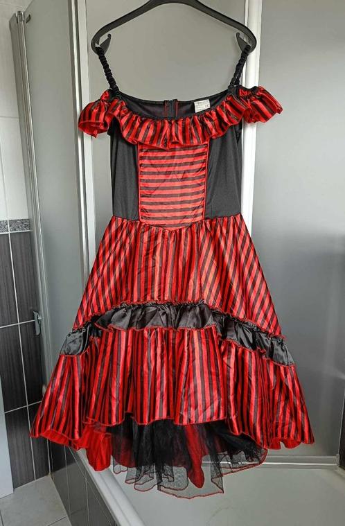 Verkleedkledij - Jurk - Spanje - Rood/Zwart - Medium - €4, Kleding | Dames, Carnavalskleding en Feestkleding, Gedragen, Kleding