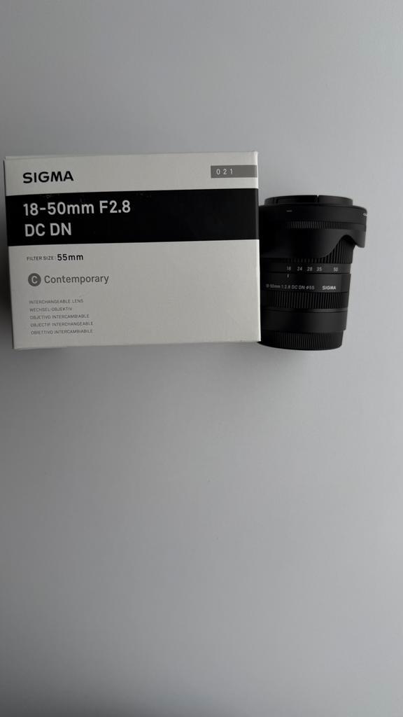 Sigma 18-50 mm f/2.8 DC DN pour Sony E — Comme neuf, TV, Hi-fi & Vidéo, Photo | Lentilles & Objectifs, Comme neuf, Enlèvement ou Envoi