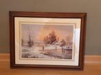 Kader met winters landschap  46 op 36 cm, Ophalen