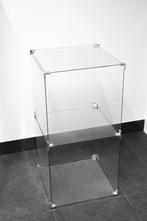 vitrine kast open, Huis en Inrichting, Kasten | Vitrinekasten, Ophalen, Minder dan 50 cm, Gebruikt, Glas