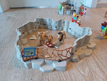 Playmobil - Dierentuin (6633) met extra omheining en dieren beschikbaar voor biedingen