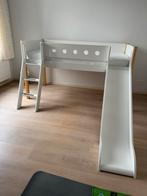 Bed, Huis en Inrichting, Slaapkamer | Bedden, Ophalen, 90 cm, Eenpersoons, Wit