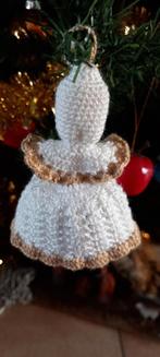 Kerstdecoratie engeltjes gehaakt, kleur vrij te kiezen, Ophalen of Verzenden, Nieuw