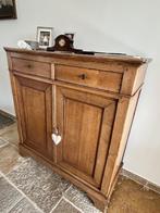 Kast eik 2 deuren met 2 lade, Huis en Inrichting, Kasten | Kleerkasten, Ophalen, 100 tot 150 cm, 100 tot 150 cm, Eikenhout