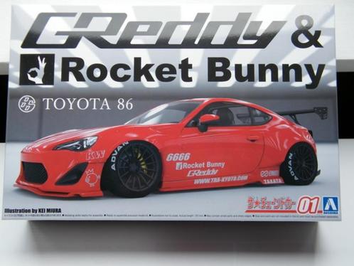 Modélisation Toyota GT 86 Rocket Bunny — modèle 1:24, Hobby & Loisirs créatifs, Modélisme | Voitures & Véhicules, Neuf, Voiture