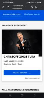 Christoff zingt tura, Eén persoon, Oktober