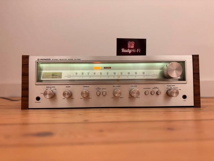 Pioneer SX-550 vintage receiver (onderhoud uitgevoerd), Antiek en Kunst, Antiek | Tv's en Audio, Ophalen of Verzenden