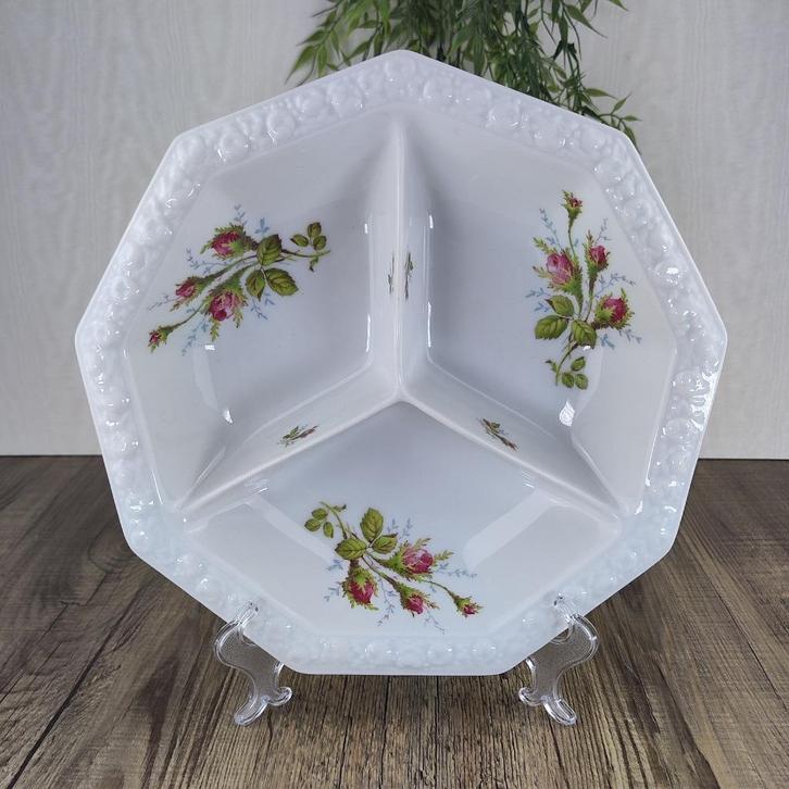 Rosenthal Maria Moosrose Kontinental Terrine Drievaksschaal, Antiek en Kunst, Antiek | Servies los, Ophalen of Verzenden