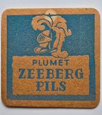 Plumet Zeeberg Pils sous-bock bierviltje bierdeckel coaster, Collections, Enlèvement ou Envoi, Utilisé, Sous-bock