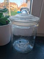 Grote glazen pot, Ophalen, Glas