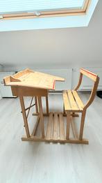 Antieke schoolbank, Huis en Inrichting, Bureaus, Ophalen, Bureau