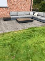 lounge  met twee bijzettafels, Tuin en Terras, Ophalen, Bank, Aluminium, 8 zitplaatsen