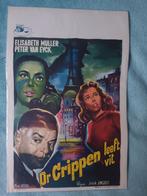 Filmposter Dr crippen leeft, Verzamelen, Ophalen of Verzenden, A1 t/m A3, Film en Tv, Rechthoekig Staand
