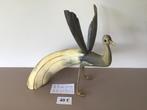 mooie pauw van 25 cm hoog en 25 cm lang, Antiek en Kunst, Ophalen of Verzenden