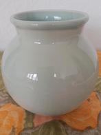 Kleine ronde vaas, hoogte 11,5 cm, Huis en Inrichting, Woonaccessoires | Vazen, Ophalen, Gebruikt, Groen