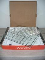 Glazen bordspel Sudoku, Hobby en Vrije tijd, Gezelschapsspellen | Bordspellen, Gebruikt, Ophalen of Verzenden