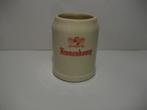 Bierkruik Kronenbourg - stempel: CRF Baudour Belgium, Antiek en Kunst, Ophalen of Verzenden