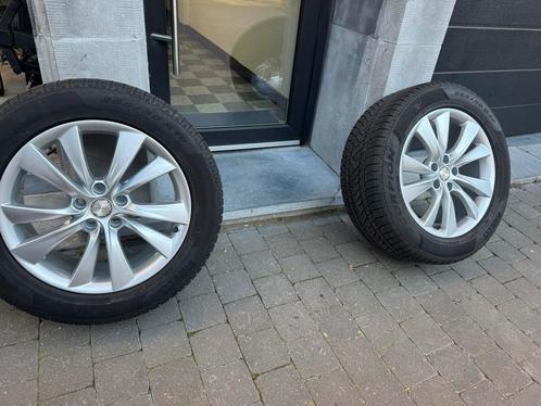4x Tesla Model X goede winterbanden op originele velgen, Auto-onderdelen, Banden en Velgen, Banden en Velgen, Winterbanden, 19 inch