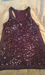 glitter topje paars maat L, Kleding | Dames, Ophalen of Verzenden, Maat 42/44 (L), Paars