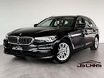 BMW SERIE 5 520 dA Touring *1ERPRO*CARPLAY*LED*COCKPIT*CUIR*, Auto's, Automaat, Euro 6, 4 cilinders, Zwart