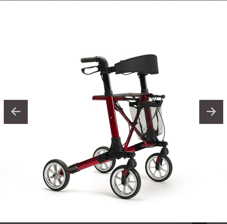 Rollator Vermeiren quadri light NIEUW, Diversen, Rollators, Nieuw, Lichtgewicht, Opvouwbaar, Ophalen