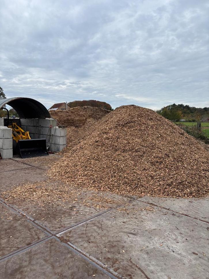 Hakselhout, houtsnippers, Jardin & Terrasse, Gravier, Rochers & Caillasse, Neuf, Enlèvement