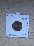 Macao 10 avos 1952 geres NS, Timbres & Monnaies, Monnaies | Afrique, Enlèvement ou Envoi