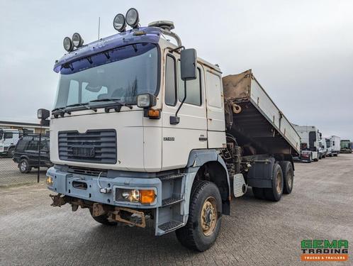 MAN 27.464 DFAC 6x6 Slaapcab Euro3 - Handgeschakeld - Kipper, Auto's, Vrachtwagens, Cruise Control, Trekhaak, MAN, Handgeschakeld
