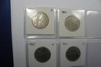 lot van 4 zilvermunten waarde 5 Duitse Marken 1934 en 1935, Postzegels en Munten, Ophalen, Duitsland, Setje, Zilver