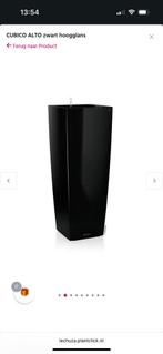 Lechuza cubico alto plantenbak, Ophalen, Kunststof, Minder dan 60 cm, Zo goed als nieuw