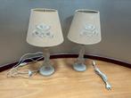 Lot de 2 lampes sur pied, Ophalen, Gebruikt, Hout, 50 tot 75 cm