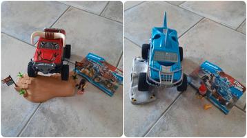 Te koop: Playmobil monstertrucks hoorns en haai beschikbaar voor biedingen