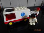 duplo, ziekenwagen met ambulancier en verpleegster*VINTAGE*, Kinderen en Baby's, Speelgoed | Duplo en Lego, Duplo, Ophalen of Verzenden