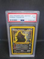 Shining Tyranitar Neo Destiny PSA 7, Hobby en Vrije tijd, Verzamelkaartspellen | Pokémon, Ophalen of Verzenden, Zo goed als nieuw