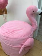 Flamingo poef roze van maison du monde in prima staat, Minder dan 50 cm, Rond, Stof, Minder dan 50 cm