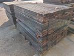 Gebruikte  hardhouten  vlonderplanken  2x14x138cm, Tuin en Terras, Ophalen, Palen