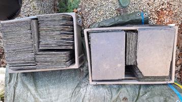 Natuurleien 320x220 mm, Doe-het-zelf en Bouw, Ophalen, Gebruikt, Grijs