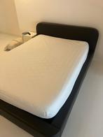 Habitat Ottori Lederen bedframe, Huis en Inrichting, Slaapkamer | Bedden, Ophalen, Overige materialen, Verstelbaar, Bruin