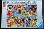 Ravensburger puzzel dierenselfie - 500 stuks., Hobby en Vrije tijd, Denksport en Puzzels, Ophalen of Verzenden, Zo goed als nieuw