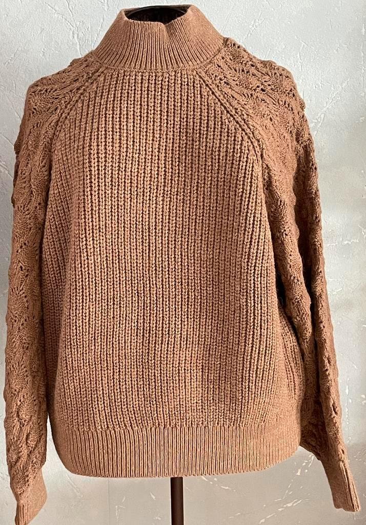 Only S  Mooie warme toffe trui Nieuw, Kleding | Dames, Truien en Vesten, Nieuw, Maat 36 (S), Bruin, Ophalen of Verzenden