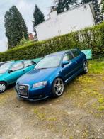 audi a3 2l tdi 136cv  interieur cuir beige, 4 cilinders, Blauw, Leder, Particulier