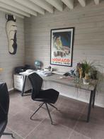 bureau met met bijhorende hoekstuk en dossierkast, Ophalen, Zo goed als nieuw, Bureau