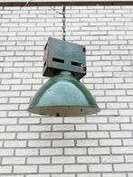 Grote groene emaille lamp, Ophalen of Verzenden