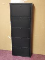 Zwarte metalen CD kast, Comme neuf, Enlèvement, Métal, 150 disques ou plus