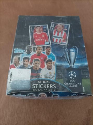 Topps Champions League 2015/16, 1 box fermé  disponible aux enchères